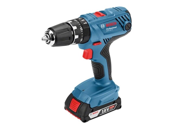 Bosch Light Series GSR 18V-21 Professional - Drill/driver - trådløs - 2 hastigheter - nøkkelfri borhylse 13 mm - 55 N·m - uten batteri - 18 V - SOLO