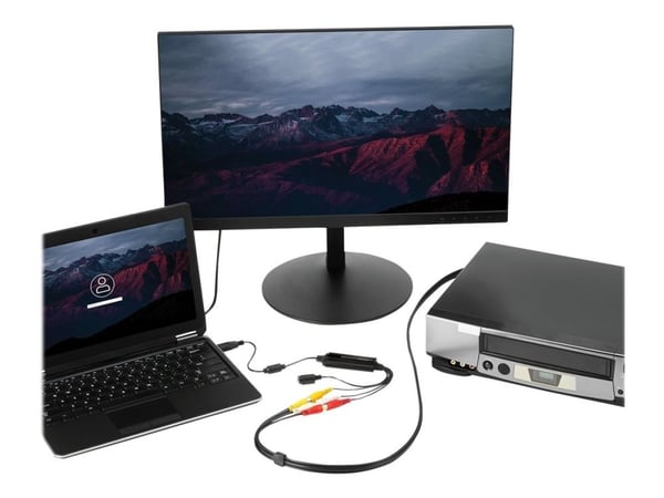 StarTech USB Video Capture Adapter Cable, S-Video/Composite to USB 2.0 SD Video Capture Device Cable, TWAIN Support, Analog to Digital Converter fo...