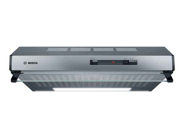 Bosch Serie | 2 DUL62FA51 - Panser - standard - bredde: 60 cm - dybde: 52.5 cm - ekstraksjon og resirkulasjon (-) - med intern motor - rustfritt stål