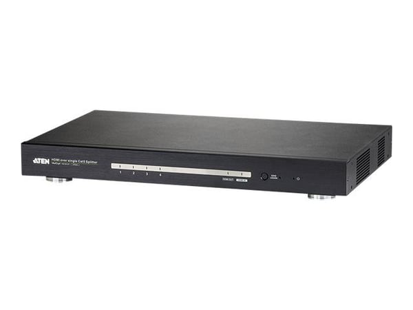 ATEN VS1814T HDMI Over Single Cat 5 Splitter - Video/lyd-forlenger - HDMI - over CAT 5 - 4 porter - opp til 100 m