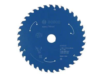 Bosch Expert for Wood - Sirkelformet sagblad - for tre - 165 mm - 36 tenner