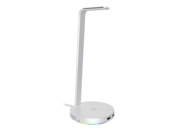 Razer Base Station V2 Chroma - Stativ for hodetelefoner, hodesett - merkurhvit