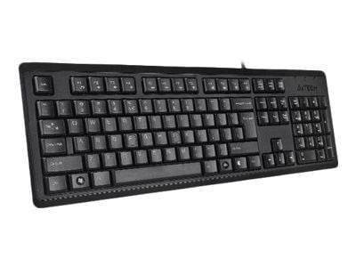 A4Tech KR-92 - Tastatur - USB - USA - svart