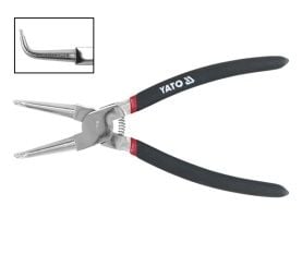 Yato YT-2143, Bøyd nesetang, Kromvanadiumstål, PVC, Sort, 150 mm