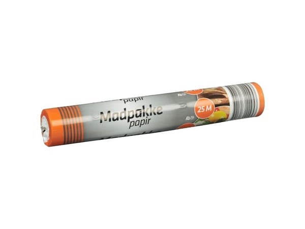 Madpakkepapir, ABENA, 25m x 28cm, bleget - (12 stk.) Madpakkepapir, ABENA, 25m x 28cm, bleget - (12 stk.)