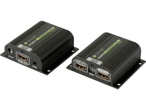 Techly IDATA EXT-E70POED, 1920 x 1080 piksler, AV-sender og -mottaker, 40 m, Koblet med ledninger (ikke trådløs), 3D, HDCP