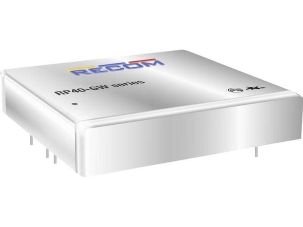 RECOM RP40-2412SGW DC/DC Binary Converter 3333 mA 40 W Lähtöjen määrä: 1 x