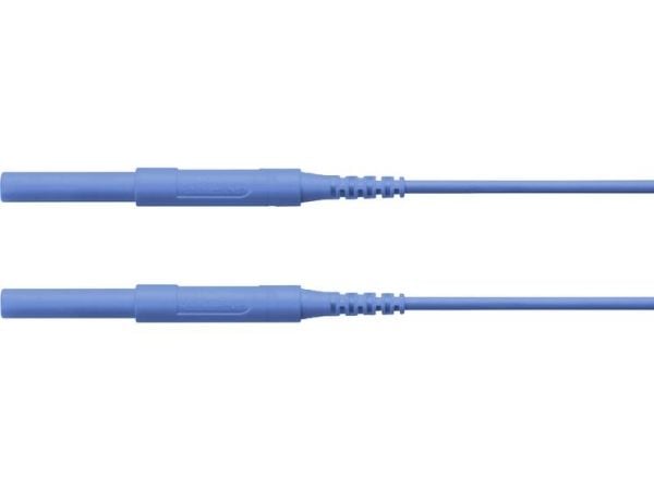 Schützinger HSPL 8568 / AWG16 / 150 / BL Turvatestausjohto [liitin 4 mm - liitin 4 mm] 150,00 cm Sininen 5 kpl 5 kpl