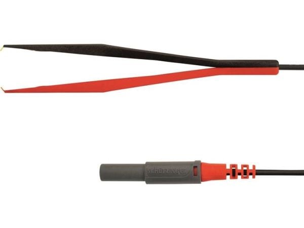 Schützinger KML 7848 Au / PZ / 150 / RT Prøveledning [Stik 4 mm - Kelvin-klemme] Rød 1 stk
