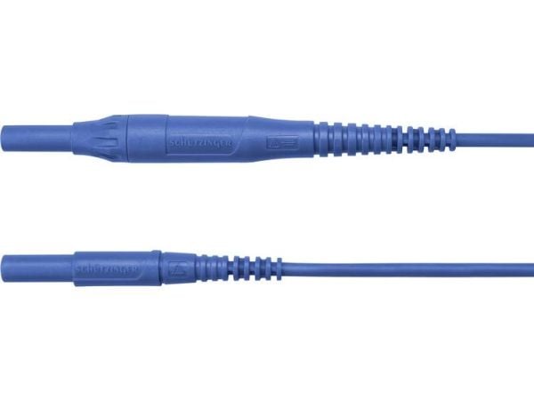Schützinger Testijohto Pistoke 4 mm Pistoke 4 mm 150,00 cm Sininen 1 kpl 1 kpl
