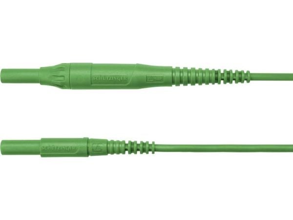 Schützinger Testijohto Pistoke 4 mm Pistoke 4 mm 150,00 cm Vihreä 1 kpl