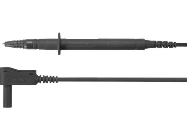 Schützinger SPL 7315 Ni / 1 / 100 / SW Turvatestausjohto [liitin 4 mm - testikärki] 100,00 cm Musta 10 kpl