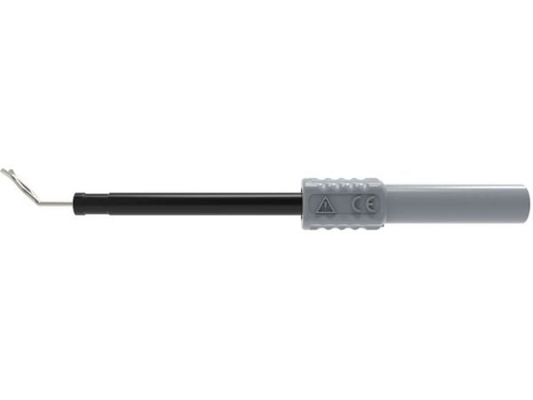 Schützinger måleprøveklemme sokkel 4 mm grå 1 stk. (ZPK 8066 Ni / GR)