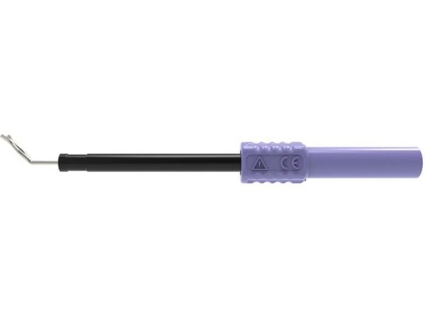 Schützinger tellerkontrollklemme sokkel 4 mm fiolett 1 stk. (ZPK 8066 Ni / PVI)
