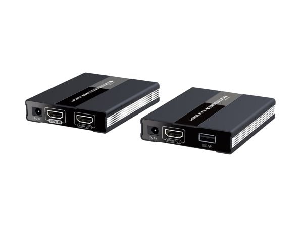 TECHly HDMI KVM Extender on network cable - Sender og mottaker - KVM / lydutvider - HDMI - opp til 60 m