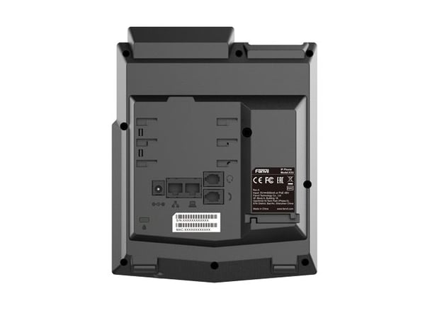 Fanvil X3U, IP-telefon, Svart, Kablet håndsett, Bord/Vegg, In-band, Utenfor båndet, SIP-info, 6 linjer