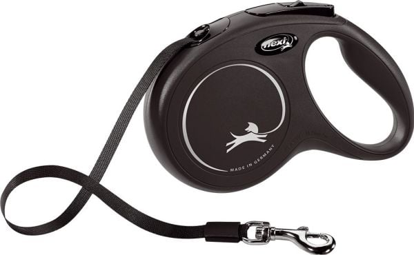 flexi New Classic bånd M, 5M, 25KG, sort