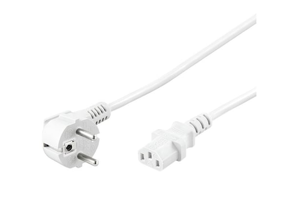 PremiumCord kpsp2w, 2 m, CEE7/7, IEC 320, H05VVV-F3G, 230 V PremiumCord kpsp2w, 2 m, CEE7/7, IEC 320, H05VVV-F3G, 230 V