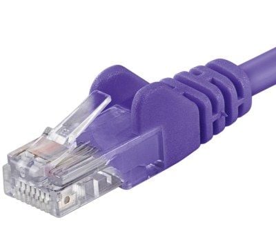 PremiumCord Patch 6 UTP 1m VL, 1 m, Cat6, U/UTP (UTP), RJ-45, RJ-45, Fiolett