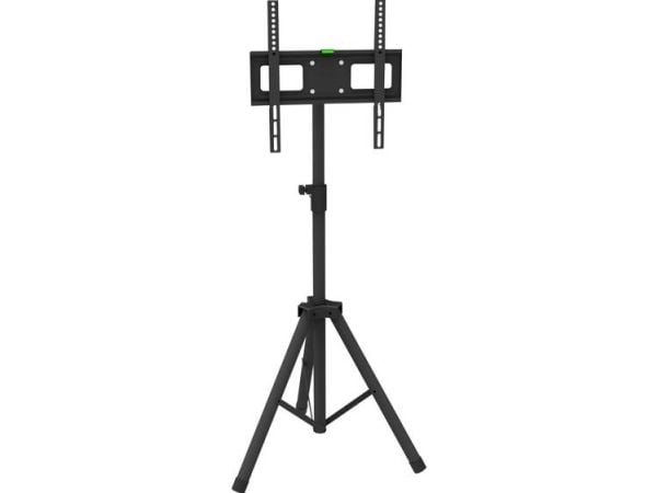 TECHly - Ställ - universal tripod - för TV - plast, stål - svart - skärmstorlek: 17"-60" - golvstående