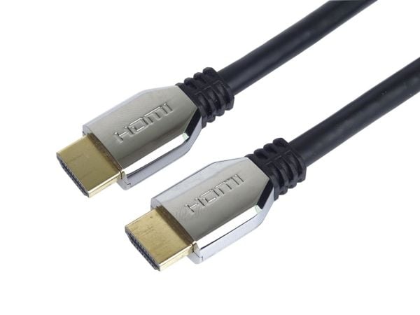 PremiumCord HDMI - HDMI-kabel 0,5 m sølv (kphdm21z05)
