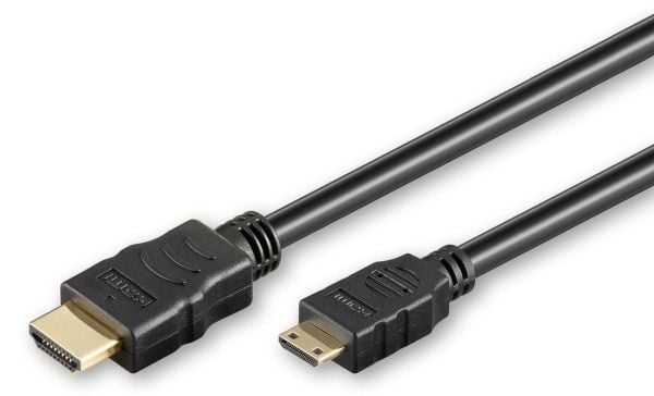 Microconnect HDMI 2.0 A-C-kabel - 3m HDMI-kabel HDMI Type A (Standard) HDMI Type C (Mini) Schwarz (HDM19193V2.0C)