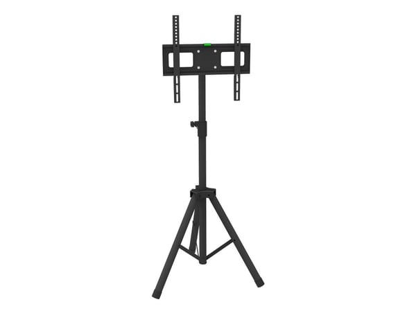 TECHly - Ställ - universal tripod - för TV - plast, stål - svart - skärmstorlek: 17"-60" - golvstående