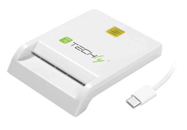 Techly I-CARD-CAM-USB2TYC, USB 2.0, 1,5 m, valkoinen