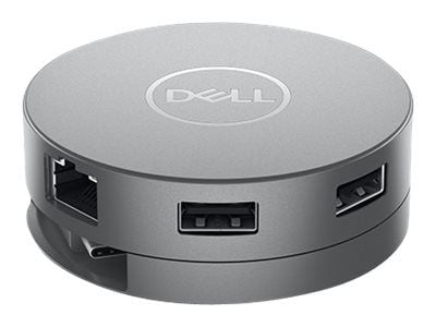 Dell Mobile Adapter DA310 - Dokkingstasjon - USB-C - VGA, DP, HDMI, USB-C - 1GbE