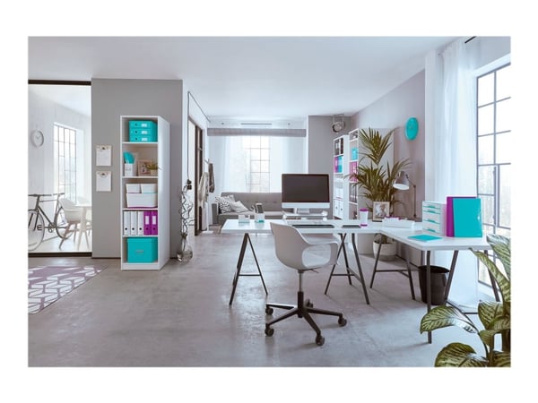 Leitz WOW Sound - Blyantholder - polystyren (PS) - isblå