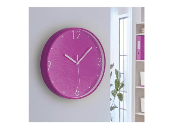Seinäkello Leitz WOW violetti