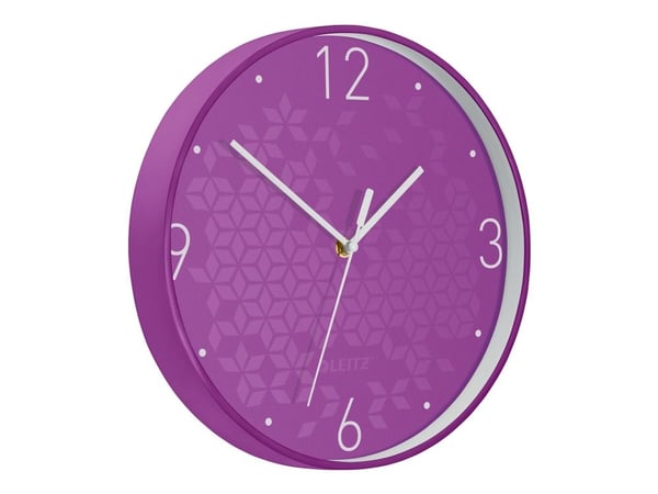 Seinäkello Leitz WOW violetti