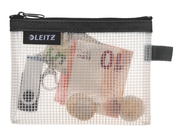 Leitz WOW Travel Small - Pung for credit cards / ID / cash / cables / earphones / medicines / cosmetics - EVA-folie - svart