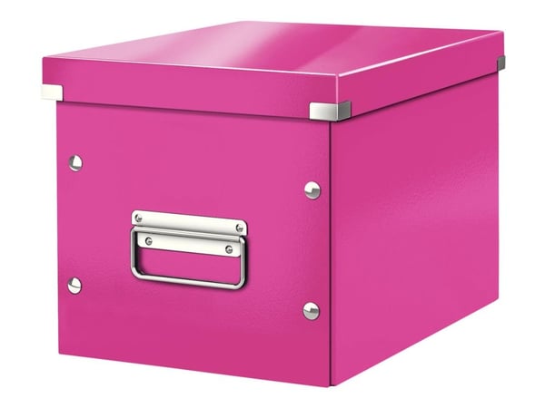 Leitz Click & Store Cube Medium - Förvaringsbox - rosa