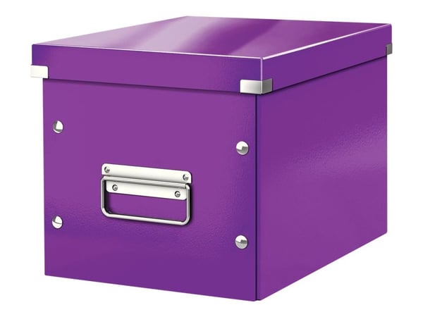 Leitz Click & Store Cube Medium - Förvaringsbox - lila