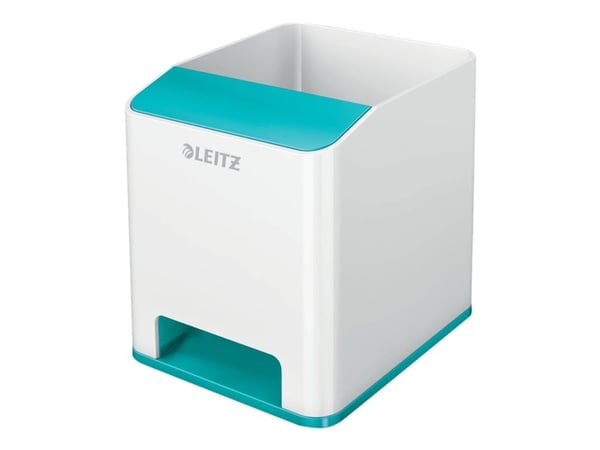 Leitz WOW Sound - Blyantholder - polystyren (PS) - isblå