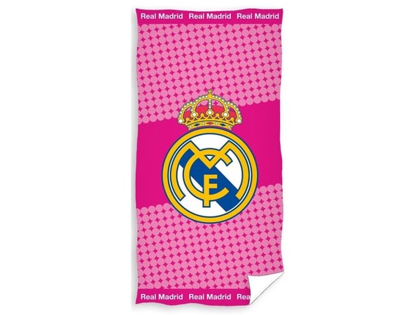 Real Madrid Pink Badehåndklæde 70 x 140 cm