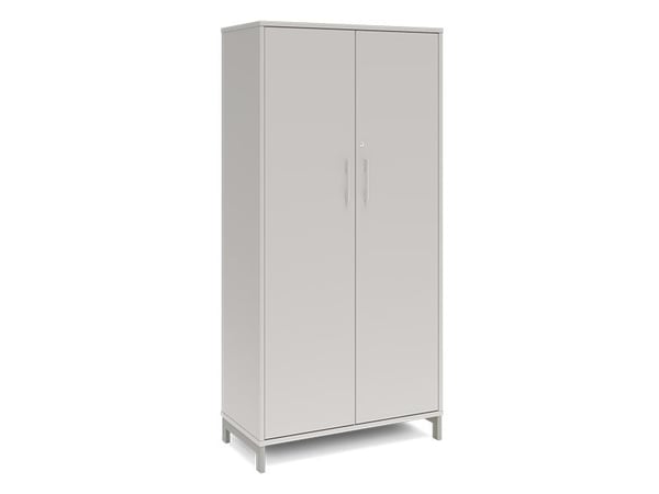 Kontorskab DNA, 800x1660 mm, Lys grå/Hvid 4A4 Kontorskab DNA, 800x1660 mm, Lys grå/Hvid 4A4
