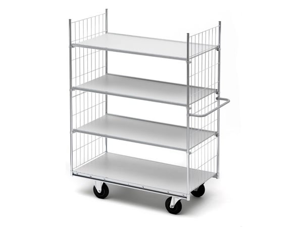 Vagn 4 hyllor 1690x650x1190 mm
