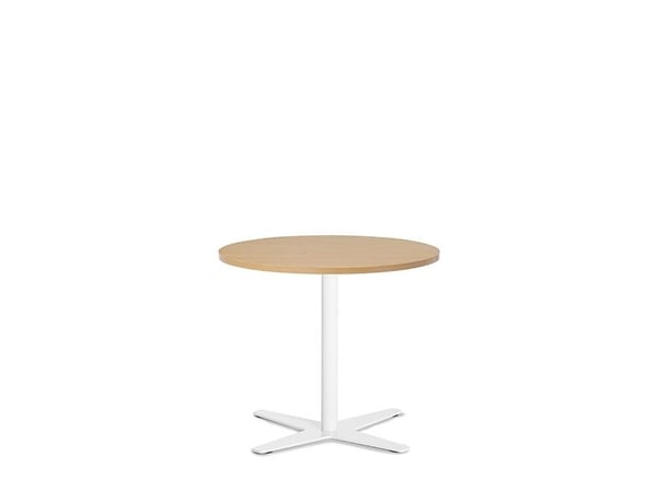 Bord Amy Ø900 mm H582 mm, Bøg laminat Alugråt understel