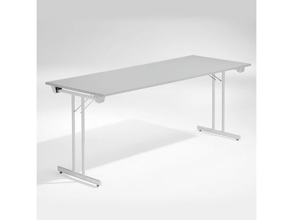 Bord Dinner, Lys grå 1800x800 mm, Alugråt understel