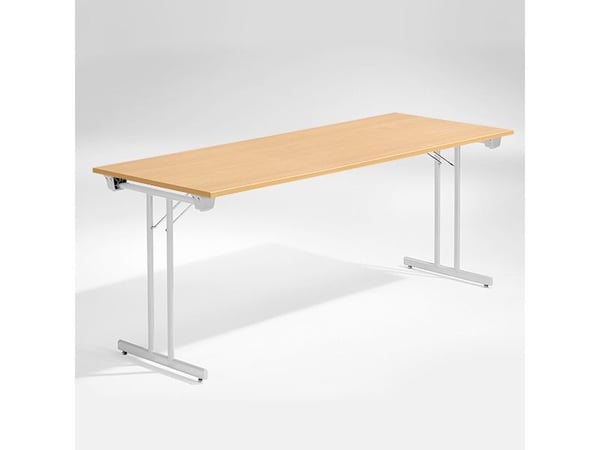 Bord Dinner, Bøk 1200x800 mm, Krom understel
