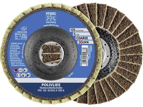 PFERD 44694211, 12200 RPM, 12,5 cm, 18 mm, 100 g, 5 stykker