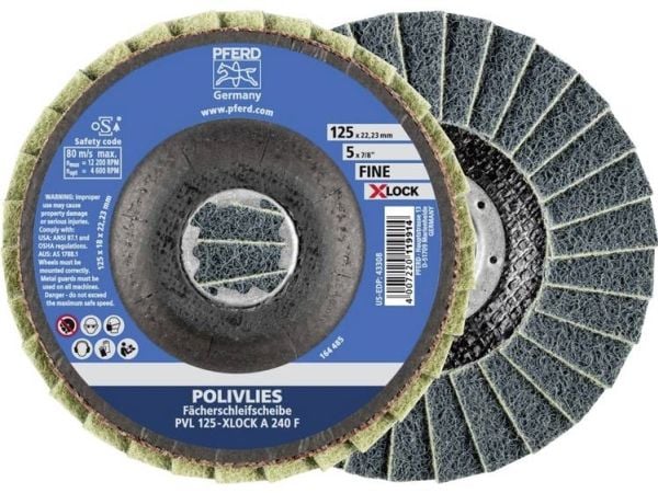 PFERD 44694213, 12200 RPM, 12,5 cm, 18 mm, 240 g, 5 stykker