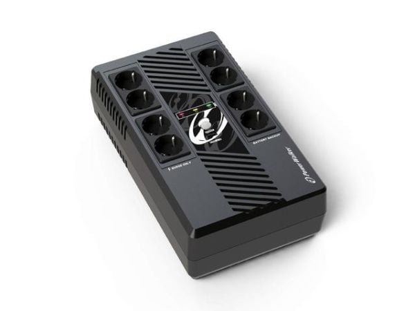 PowerWalker VI 1000 MS FR - UPS - AC 230 V - 600 Watt - 1000 VA - 9 At - USB - lähtöliittimet: 8