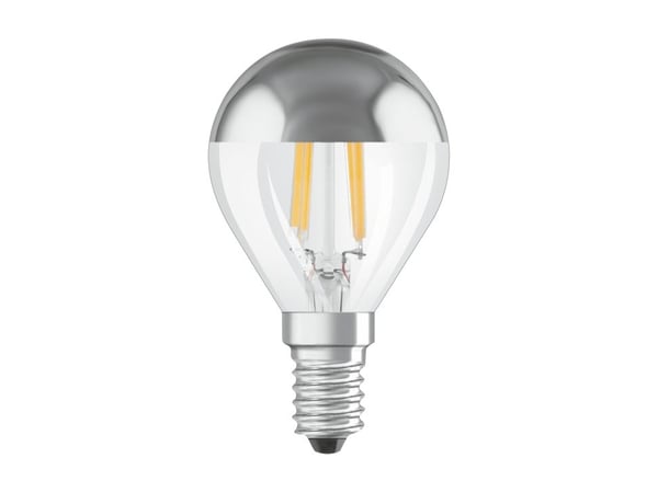 OSRAM LED STAR - LED-filamentlyspære - form: P45 - klar finish - E14 - 4 W (ekvivalent 31 W) - klasse F - varmt hvitt lys - 2700 K