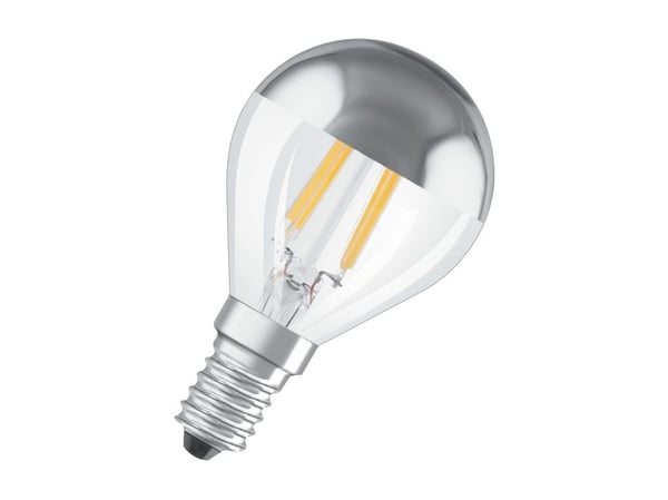 OSRAM LED STAR - LED-filamentlyspære - form: P45 - klar finish - E14 - 4 W (ekvivalent 31 W) - klasse F - varmt hvitt lys - 2700 K