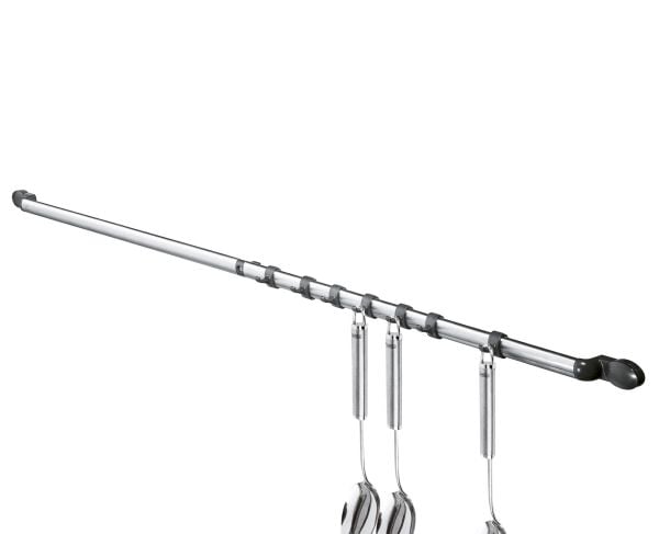 Leifheit 21335, Knivhållare, Svart, Rostfritt stål, Plast, Rostfritt stål, 1 styck