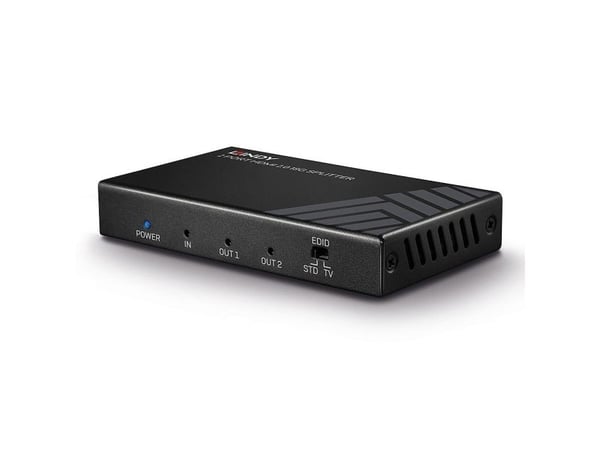Lindy 38235, HDMI, 2x HDMI, 3840 x 2160 piksler, Svart, Metall, CE, FCC, RoHS, REACH, California Proposition 65