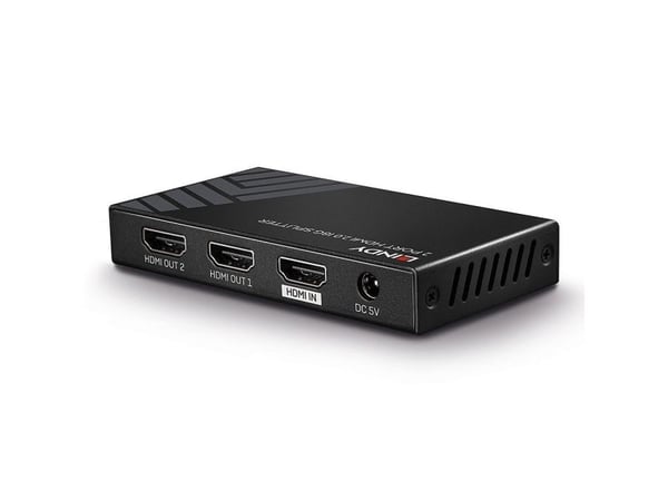 Lindy 38235, HDMI, 2x HDMI, 3840 x 2160 piksler, Svart, Metall, CE, FCC, RoHS, REACH, California Proposition 65